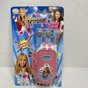 Hannah Montana 2 & Meet Miley Cyrus Toy Cell Phone- Unopened Y2K